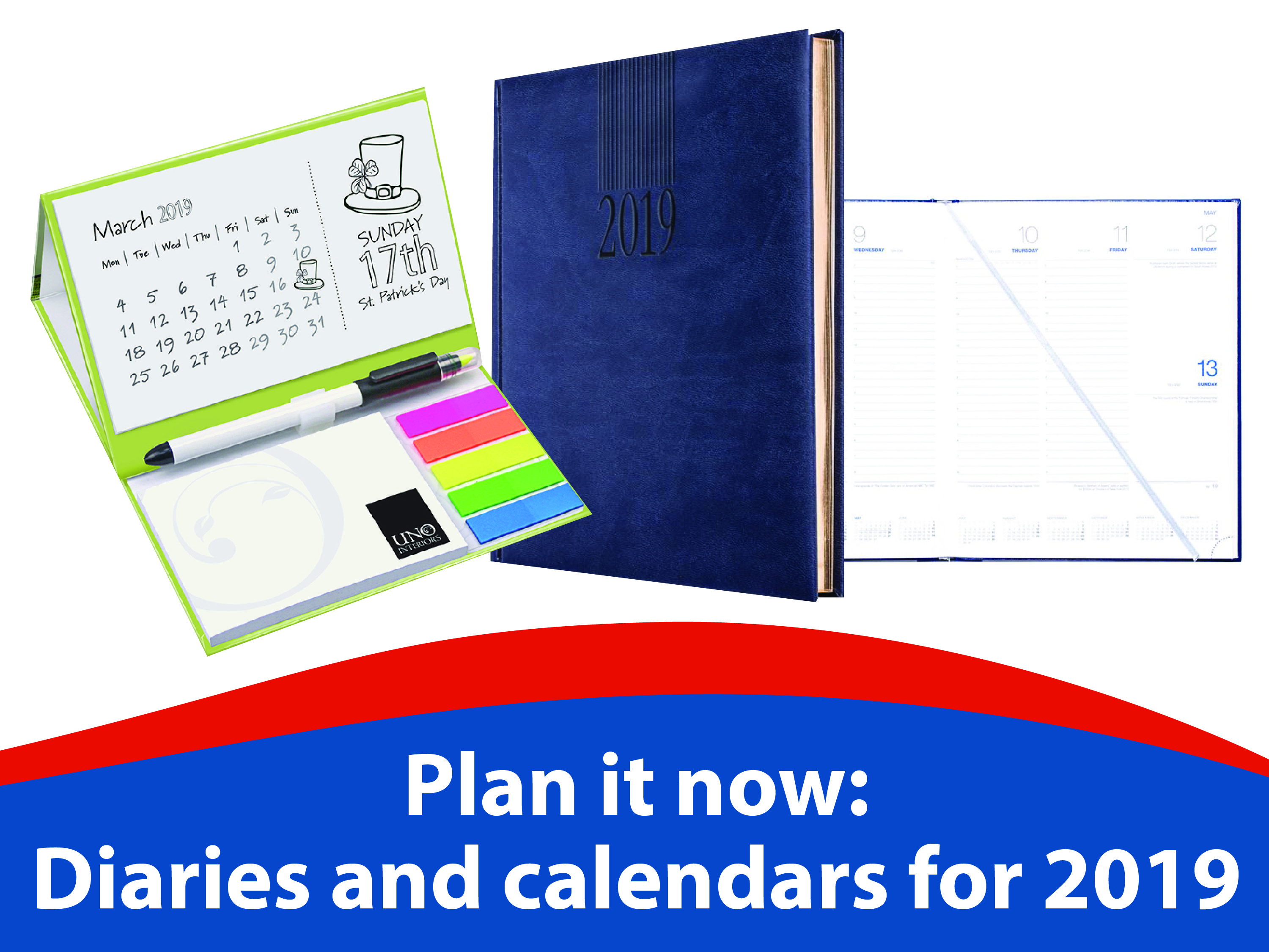 personalised diaries and calendars from pennline order now for